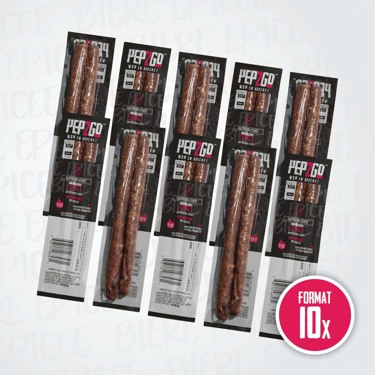 Le captivant saucisson Bière Épicée