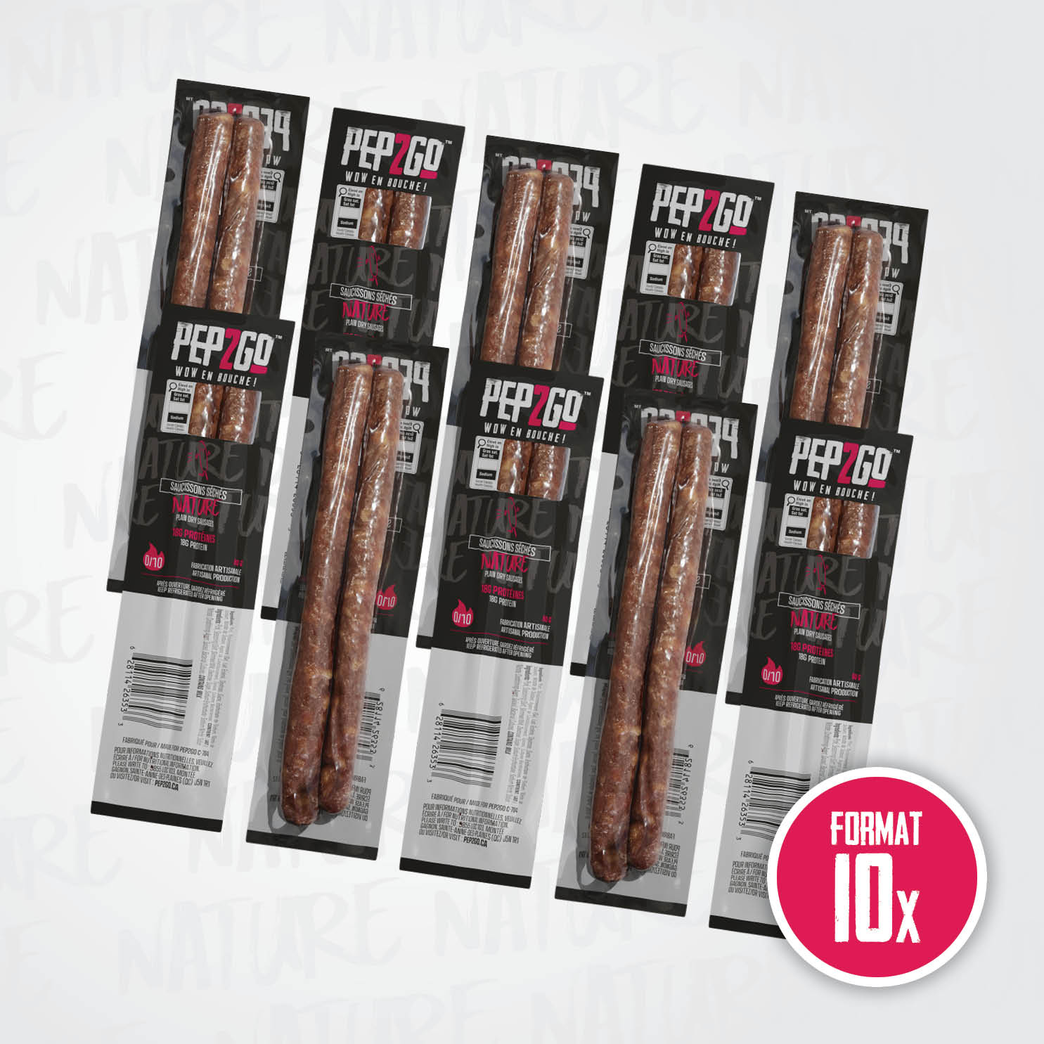 Le raffiné saucisson Nature