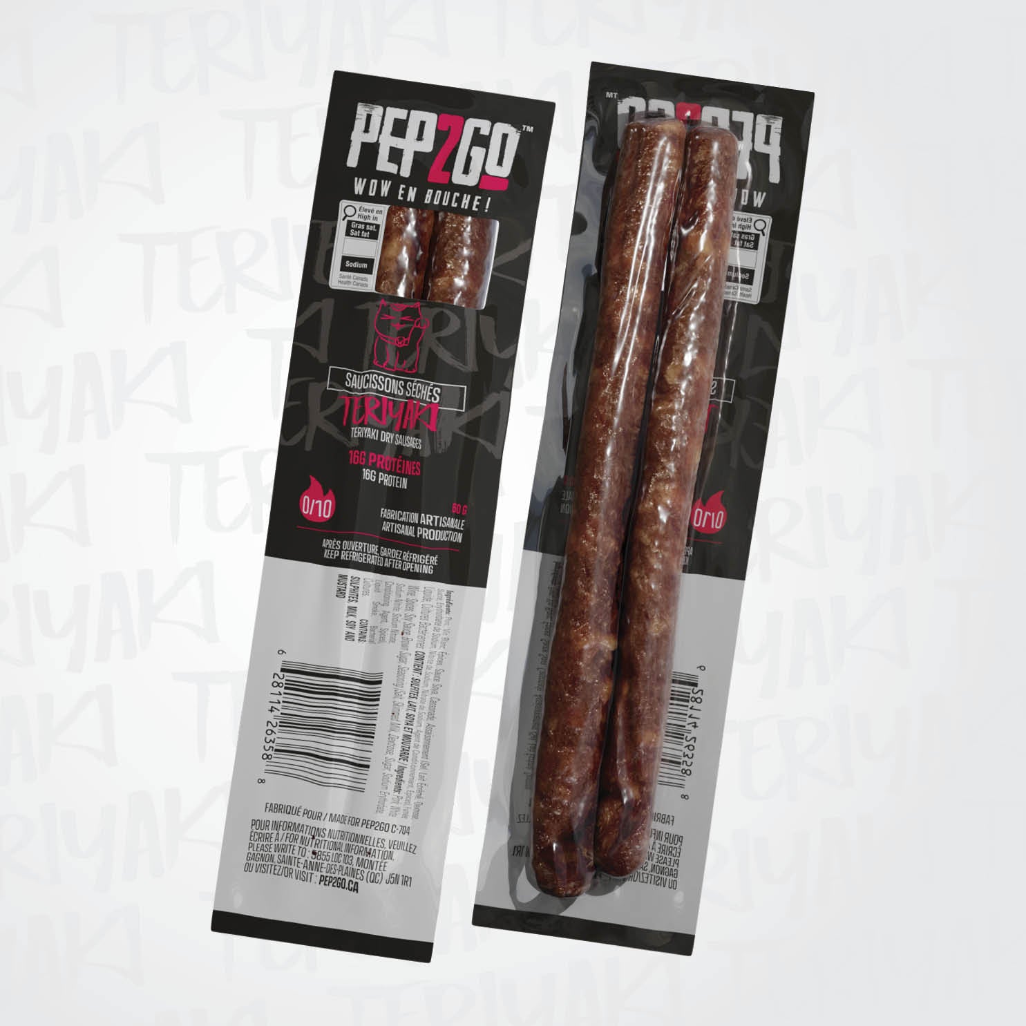 Le délicieux saucisson Teriyaki